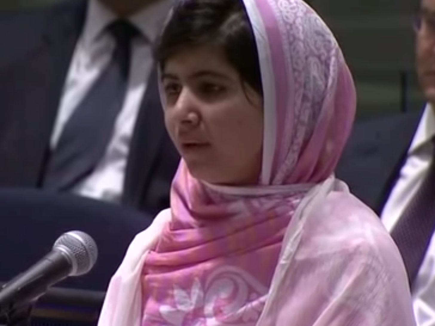 what is the thesis of malala's speech