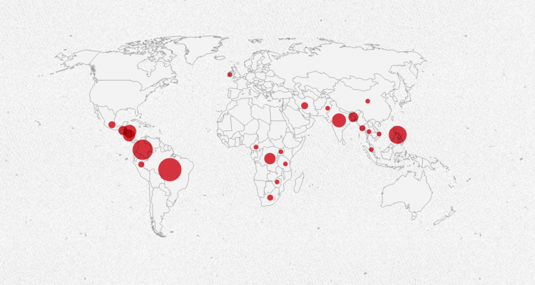 Map Of The Day The Most Dangerous Countries For Environmental Activists Un Dispatch