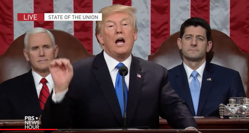 In The State Of The Union Address, Trump Sought To Peg US Foreign ...