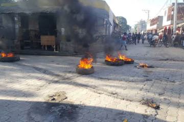 Flaming tires, burning buildings, chaos. Haiti’s struggle against powerful gang attacks on weak government institutions.