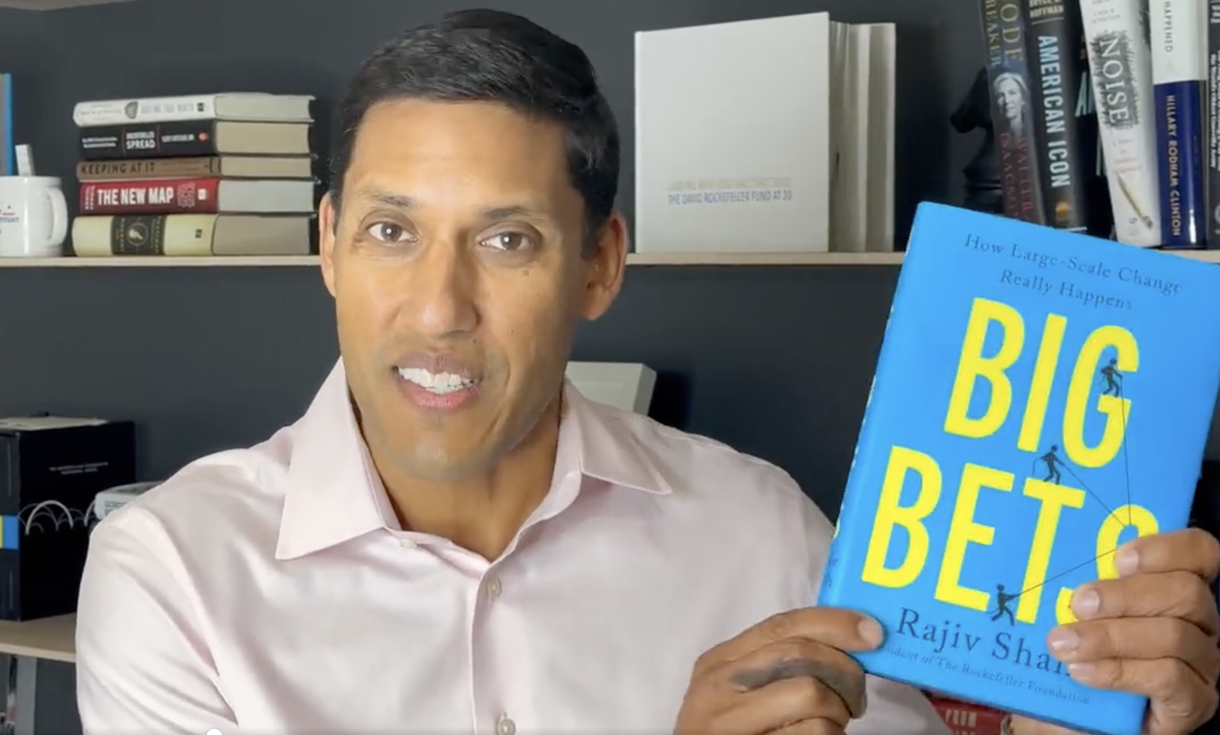 Big Bets: How Large-Scale Change Really Happens — A Book Talk with Dr.  Rajiv Shah 